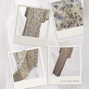 Flowy Front Button-up Dress